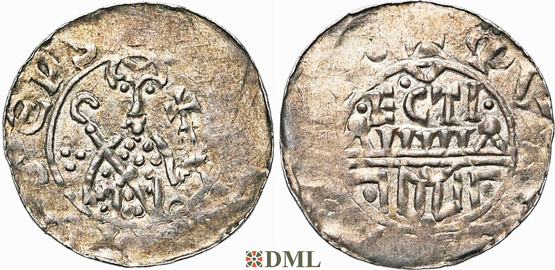 Денарий, Германия, Нижняя Лотарингия, B. Wilhelm (1054-1076), м.д. Utrecht, Ilisch 2000, 10.9