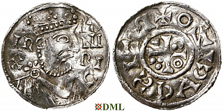 Денарий, Германия, Бавария, Heinrich II (1002-1024), м.д. Regensburg, монетарий IZO, Hahn 1976, 29c4.4