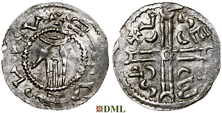 Денарий, Моравия, Břetislav I  (1019-1034), Šmerda 310b