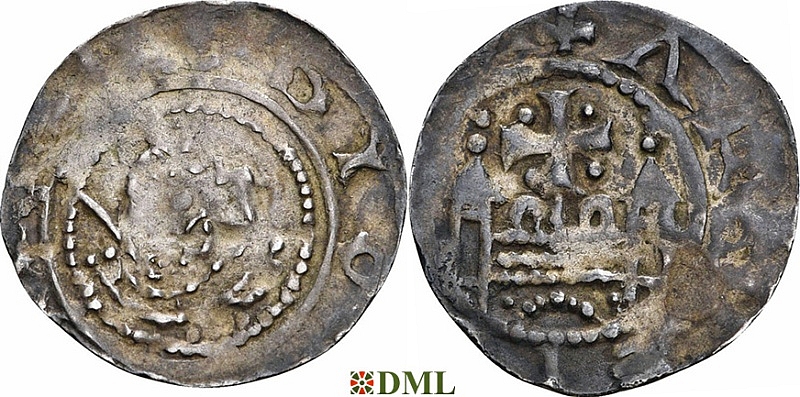 Денарий, Германия, Саксония, Hartwig (1079-1102), м.д. Magdeburg, Dbg. 651