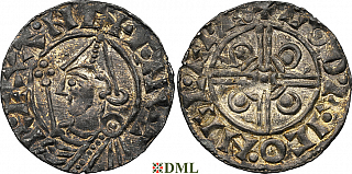 Денарий, Англия, Cnut  (1016-1035), м.д. Gloucester, монетарий Godric, North 787