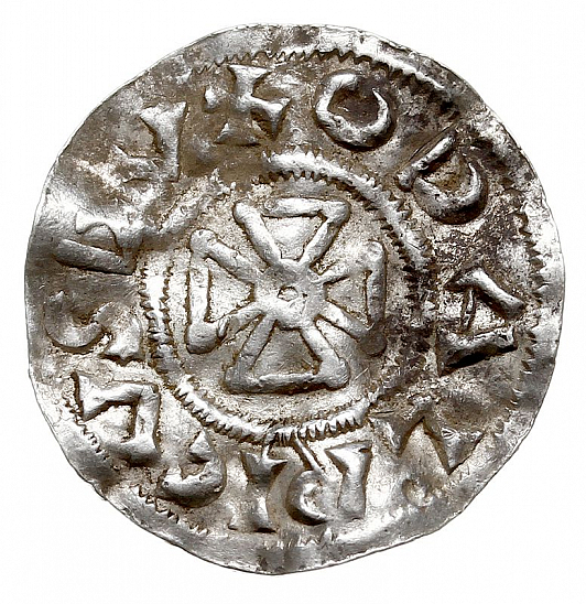 Денарий, Чехия, Богемия, Oldřich (1012-1034), м.д. Praga, Šmerda 131