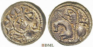 Денарий, Польша, Bolesław II (1058-1080)