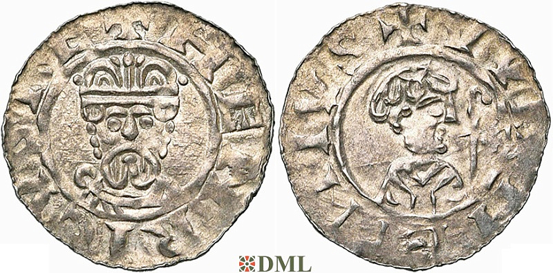 Денарий, Германия, Нижняя Лотарингия, B. Wilhelm (1054-1076), м.д. Groningen, Ilisch 2000 18.6
