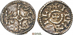 Обол, Каролинги, Charles le Chauve (840-877), м.д. Melle, Depeyrot 625