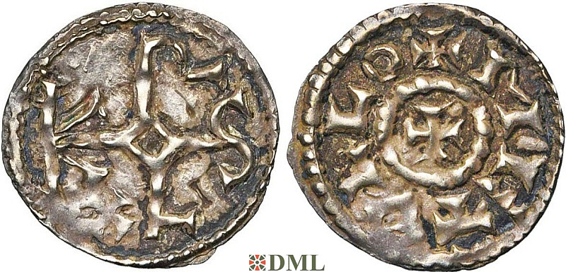 Обол, Каролинги, Charles le Chauve (840-877), м.д. Melle, Depeyrot 625