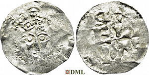 Денарий, Германия, Нижняя Лотарингия, Hendrik III (1039-1056), м.д. Zaltbommel, Ilisch 2000, 4.17