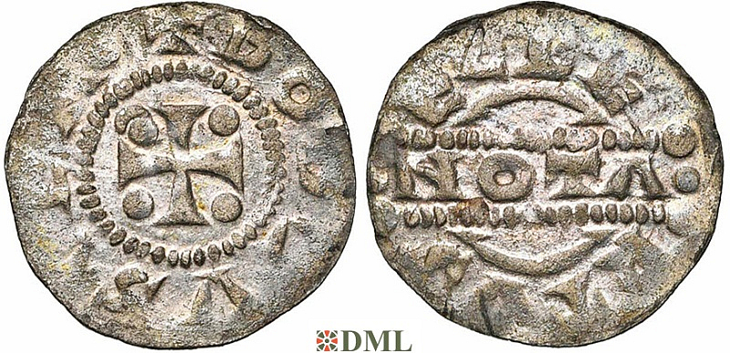 Денарий, Германия, Нижняя Лотарингия, Gf. Egbert I (1038-1050), м.д. Bolsward
