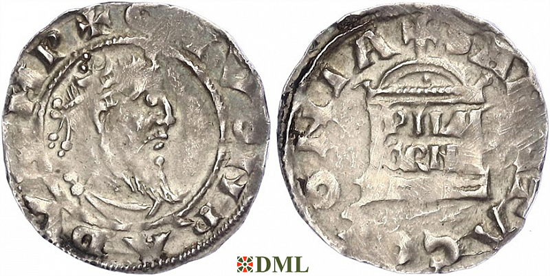 Денарий, Германия, Нижняя Лотарингия, Konrad II (1027-1039), Pilgrim (1027-1036), м.д. Koln, Dbg. 380