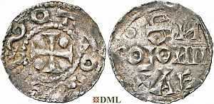 Денарий, Германия, Нижняя Лотарингия, Anonymous bishop, м.д. регион Meuse