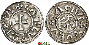 Денье, Каролинги, Charles le Chauve (840-877), м.д. Toulouse, Depeyrot 1003