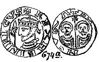 Денарий, Германия, Саксония, Нижняя Саксония, Heinrich IV (1056-1106), м.д. Goslar, Dbg. 674