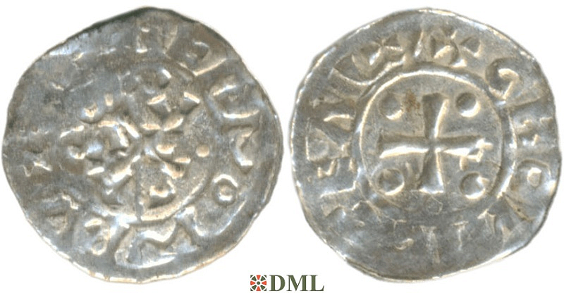 Денарий, Германия, Нижняя Лотарингия, B. Bernold (1040-1054), м.д. Groningen, Ilisch 2000 18.3