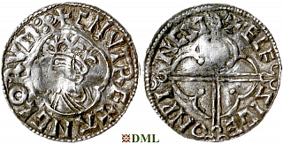 Денарий, Англия, Cnut (1016-1035), м.д. Winchester, монетарий Ælfsige, North 781