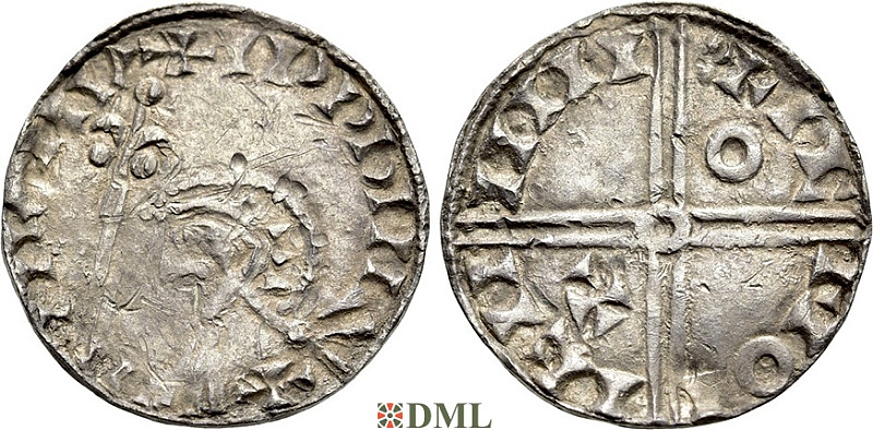 Денарий, Дания, имитация монет Edward the Confessor (1042-1066)