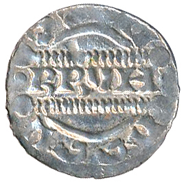 Денарий, Германия, Нижняя Лотарингия, Bruno III (1050-1057), м.д. Dokkum, Ilisch 2000, 21.19