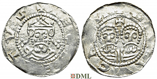 Денарий, Германия, Нижняя Лотарингия, Gf. Egbert II (1068-1090), м.д. Leeuwarden, Ilisch 2000 22.10