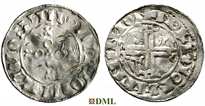 Денарий, Дания, Sven Estridsen (1047-1075), м.д. Slagelse, Hbg. 45