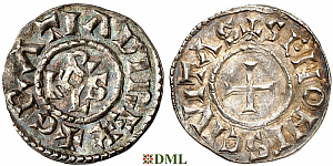 Денье, Каролинги, Charles le Chauve (840-877), м.д. Sens, Depeyrot 929