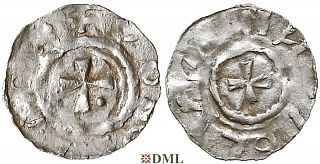 Денарий, Германия, Швабия, Hg. Otto I (973-982) и K. Otto II (973-983), м.д. Zurich, Dbg. 902