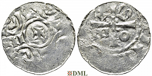 Денарий, Германия, Саксония, Anonymous bishop, Unknown mints (Lower Elbe region), Dbg. 1786