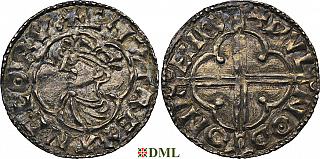 Денарий, Англия, Cnut  (1016-1035), м.д. Chester, монетарий Wulnoth, North 781