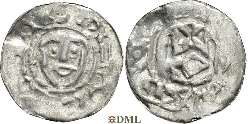 Денарий, Германия, Нижняя Лотарингия, Anonymous bishop, Umkreis von Emden, Dbg. 1311