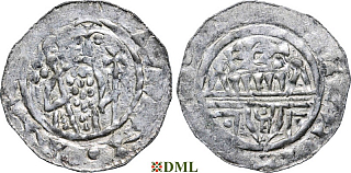 Денарий, Германия, Нижняя Лотарингия, Wilhelm (1054-1076), м.д. Utrecht, Ilisch 2000, 10.10