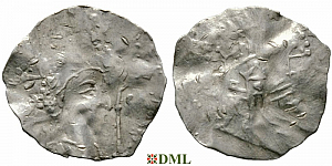 Денарий, Германия, Франкония, Anonymous bishop, м.д. Wurzburg, Dbg. 862
