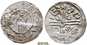 Денарий, Моравия, Břetislav I  (1019-1034), Šmerda 310b