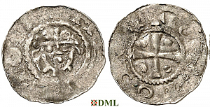 Денарий, Германия, Нижняя Лотарингия, Hermann (1059-1074), м.д. Jever, Dbg. 596
