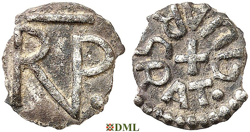 Денье, Каролинги, Pepin le Bref (752-768), м.д. Strasbourg, Depeyrot 952