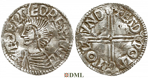 Денарий, Англия, Æthelred II (978-1016), м.д. London, монетарий Eadwold, North 774