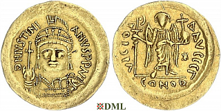 Солид, Византия, Justinian I (527-565), м.д. Constantinople