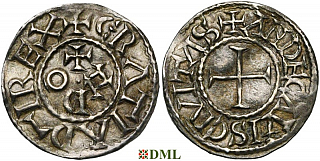 Денье, Каролинги, Eudes (887-898), м.д. Angers, Depeyrot 44
