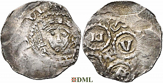 Денарий, Германия, Нижняя Лотарингия, Anonymous bishop, м.д. Maastricht, Ilisch 2014, 39.12