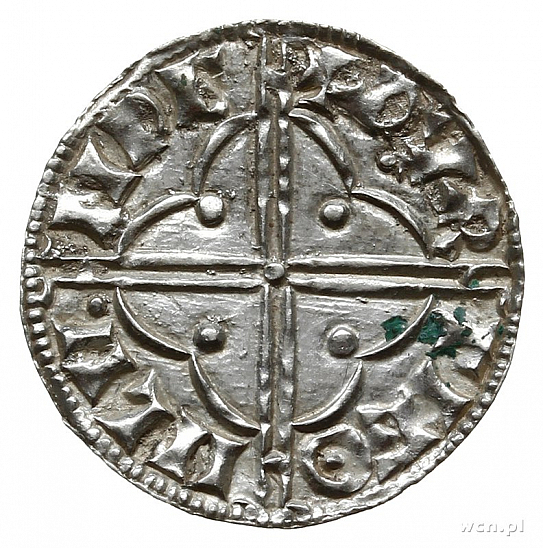Денарий, Англия, Cnut  (1016-1035), м.д. London, монетарий Dyrsig, North 781