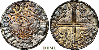 Денарий, Англия, Cnut  (1016-1035), м.д. Malmesbury, монетарий Bricstan, North 781