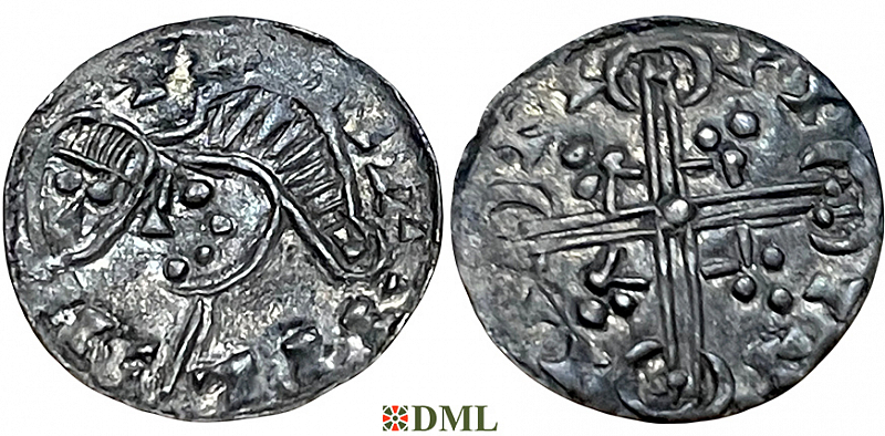 Денарий, Дания, Sven Estridsen (1047-1075), м.д. Viborg, Hbg. -