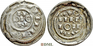 Денарий, Италия, Heinrich II (1002-1024), м.д. Milan