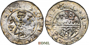 Денарий, Германия, Нижняя Лотарингия, Floris I (1049-1061), м.д. Leiden, Ilisch 2000, 12.5