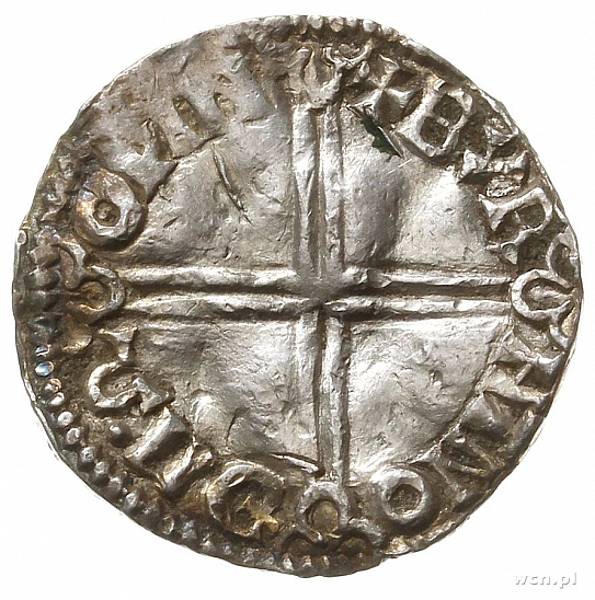 Денарий, Англия, Æthelred II (978-1016), м.д. Winchester, монетарий Byrhtnoth, North 774
