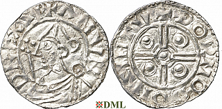 Денарий, Швеция, Anund (Jakob) Olofsson (1022-1050), монетарий Thormoth, м.д. Sigtuna, Malmer -