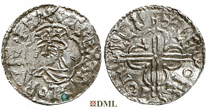 Денарий, Англия, Cnut (1016-1035), м.д. London, монетарий Leofsige, North 781