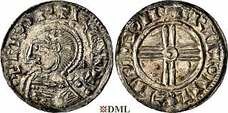 Денарий, Дания, Magnus I (1042-1047), м.д. Lund, Hbg. 11