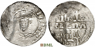 Денарий, Германия, Швабия, Heinrich II (1002-1024), м.д. Strassburg, Dbg. 915