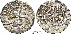 Денарий, Франция, Hervé (987-998)