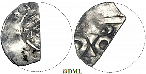 Денарий, Германия, Нижняя Лотарингия, Konrad II (1027-1039), м.д. Nijmegen-Tiel, Ilisch 2000, 8.17-18