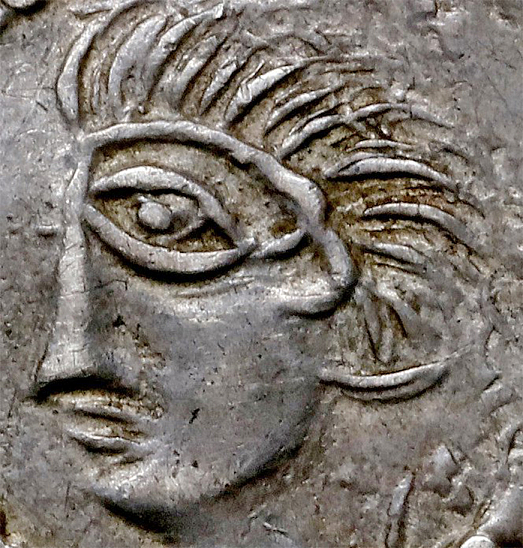 Денарий, Германия, Нижняя Лотарингия, Heinrich II (1002-1024), м.д. Deventer, Ilisch 2000, 1.9