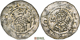 Денарий, Германия, Нижняя Лотарингия, Floris I (1049-1061), м.д. Leiden, Ilisch 2000, 12.7